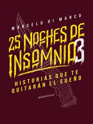 cover image of 25 noches de insomnio 3